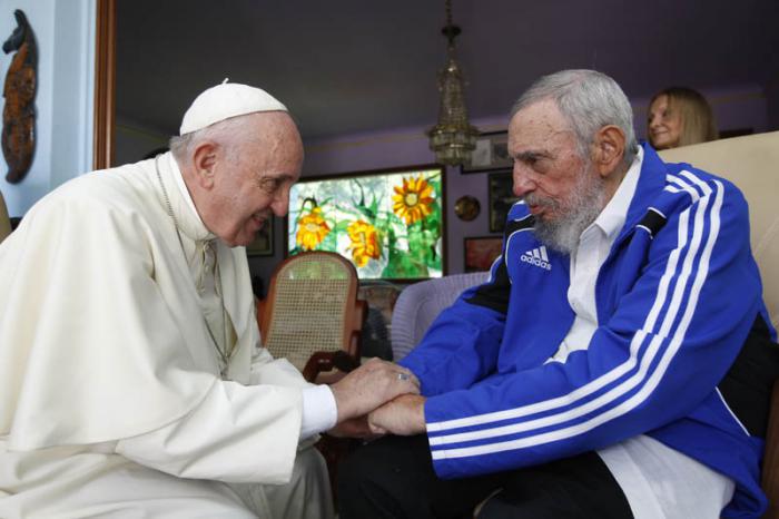 fidel y el Papa Francisco