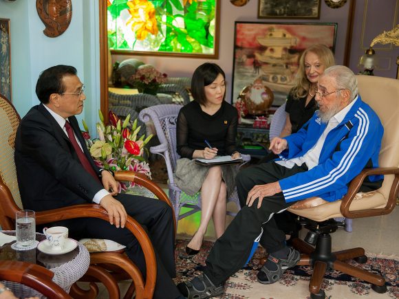 fidel y Li Keqiang