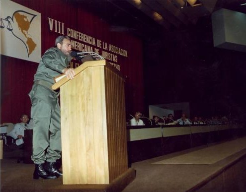 clausura de la VIII Conferencia de la Asociación Americana de Juristas