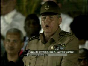 General de División José Carrillo Gómez, presidente de la Asociación de Combatientes de la Revolución Cubana (ACRC) General de División José Carrillo Gómez, presidente de la Asociación de Combatientes de la Revolución Cubana (ACRC)