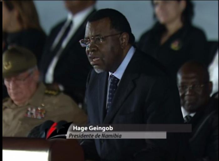 Hage Gottfried Geingob, presidente de la República de Namibia Hage Gottfried Geingob, presidente de la República de Namibia
