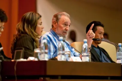 fidel_integrantes del Peace Boat