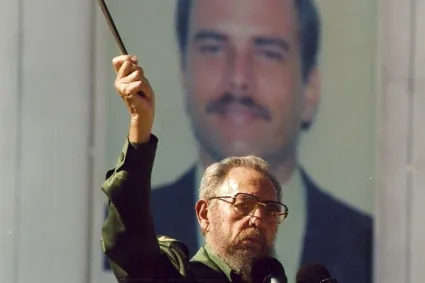 fidel en Tribuna Abierta de la Revolución en San Antonio de los Baños