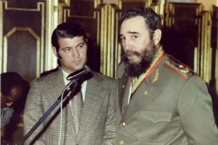 fidel recibe "Gran Orden de la Estrella de Honor de Etiopía Socialista"