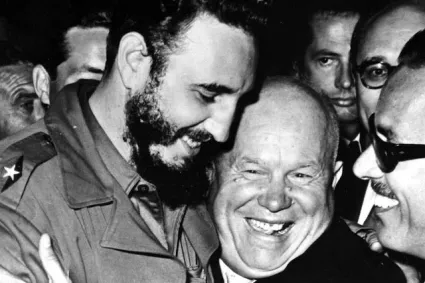 fidel y Nikita Jruschov