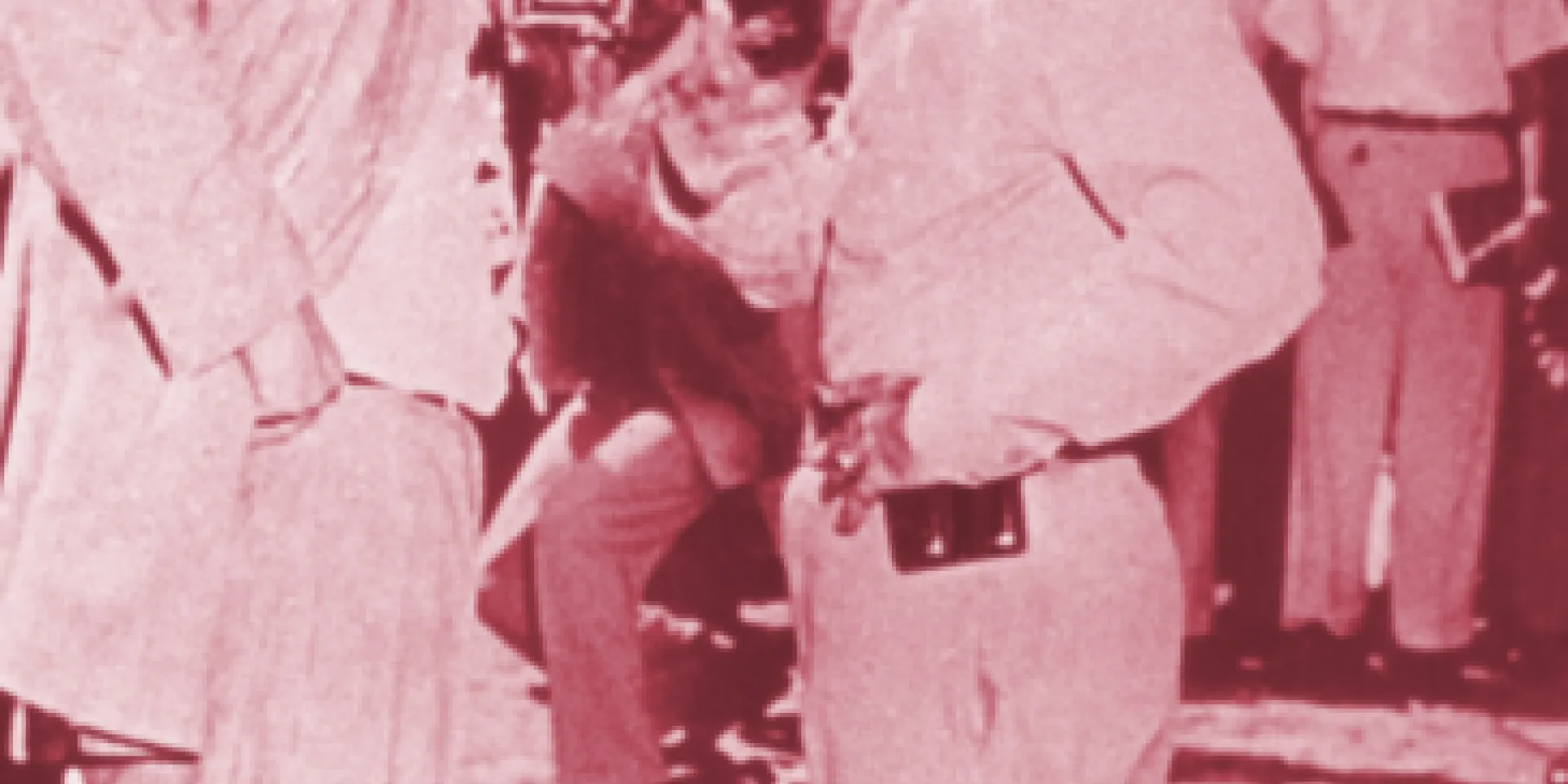 Fidel en una manifestación estudiantil