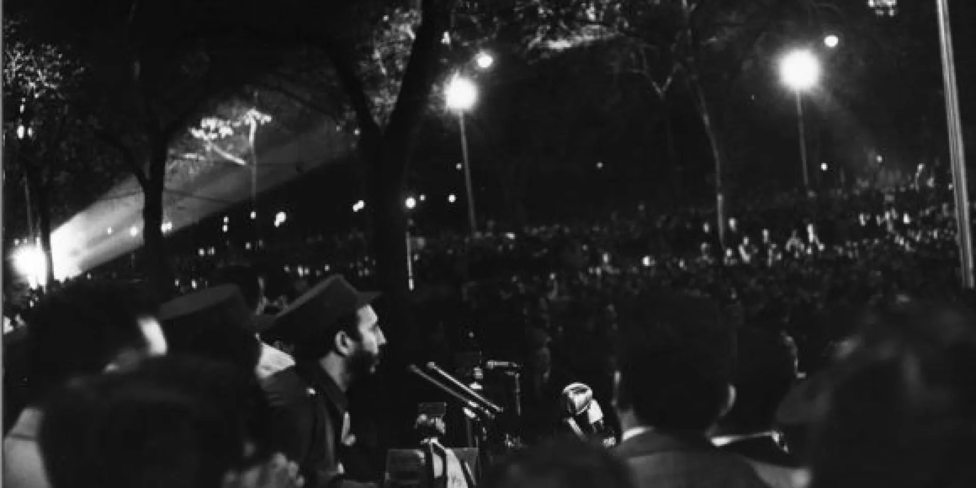 Fidel Castro en el Parque Central de Nueva York, Estados Unidos, 24 de abril de 1959. Foto: Centro Fidel Castro Ruz / Sitio Fidel Soldado de las Ideas.