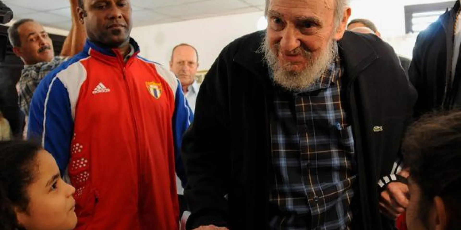 Fidel luego de votar en las elecciones de 2013. Foto: Ismael Francisco/ Cubadebate.