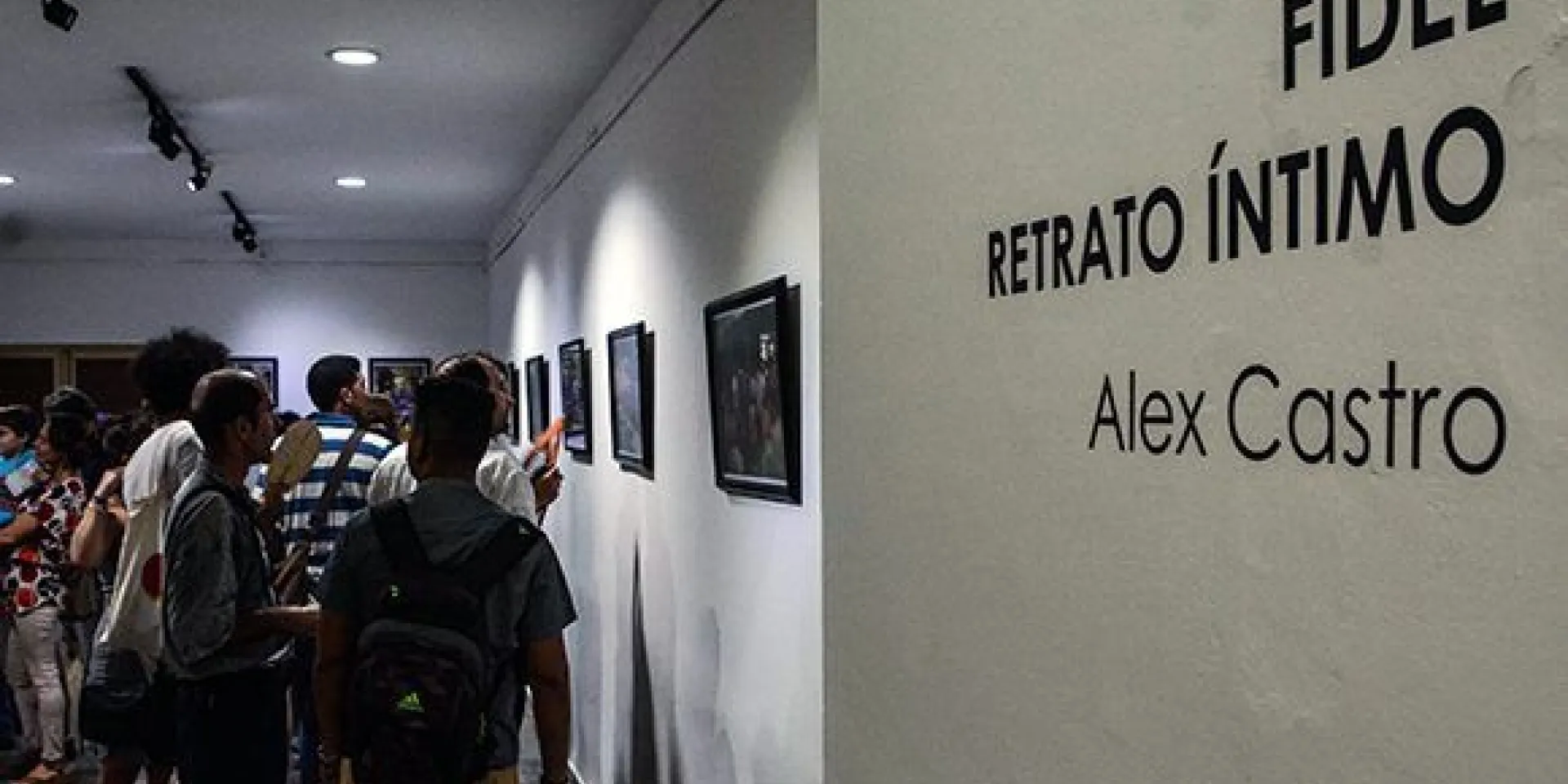 Inauguración de la exposición fotográfica Fidel Retrato Íntimo, de Alex Castro, en la Casa del Alba Cultural, en La Habana. Foto: Marcelino Vázquez/ ACN.
