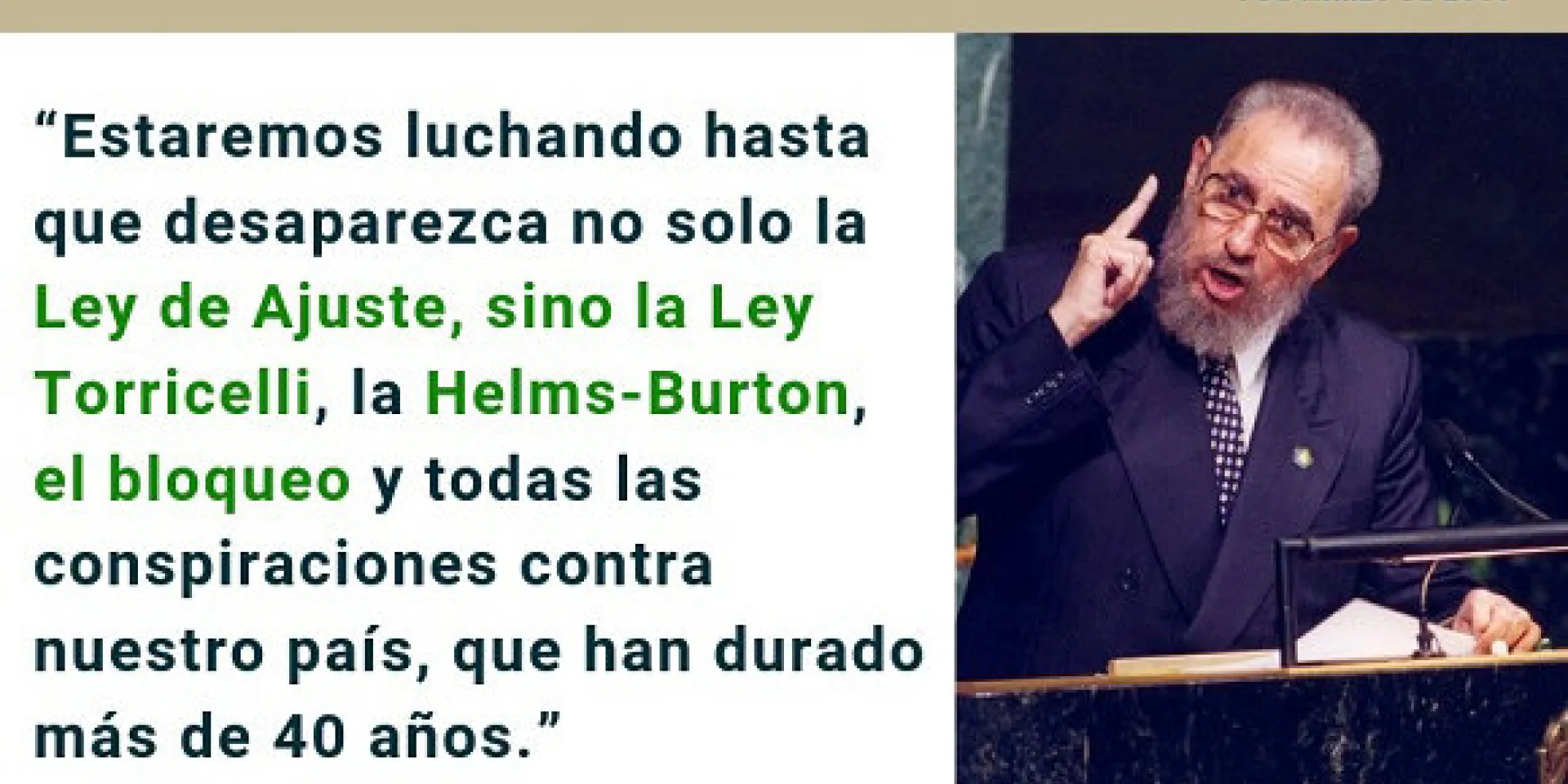 Declaraciones a la prensa en la clausura del II Festival del Habano, el 4 de marzo de 2000. Sitio Fidel Soldado de las Ideas.