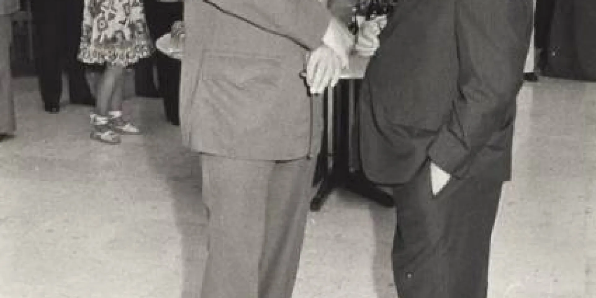 El líder de la Revolución junto a nuestro Poeta Nacional Nicolás Guillén, presidente fundador de la Uneac Autor: Exposición Imagen y palabra