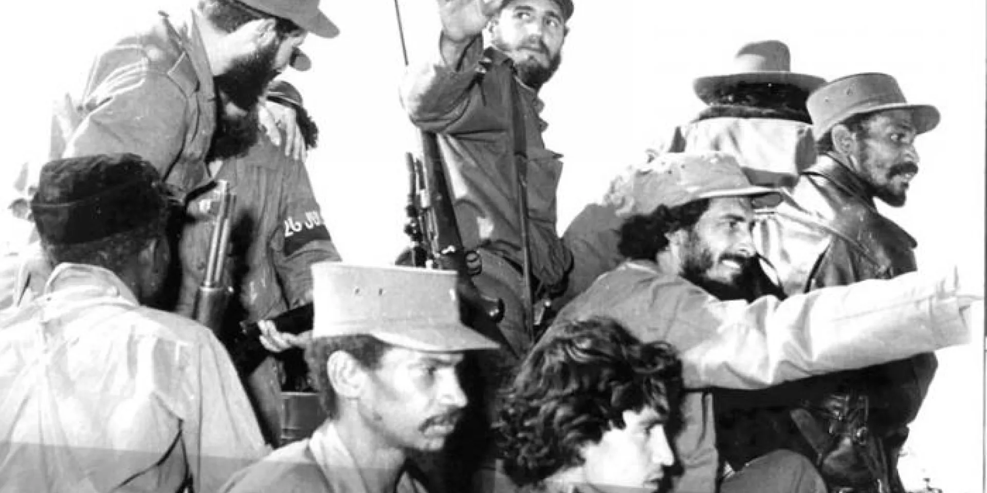 Entrada a La Habana de la Caravana de la Libertad, el 8 de enero de 1959. fotos de archivo