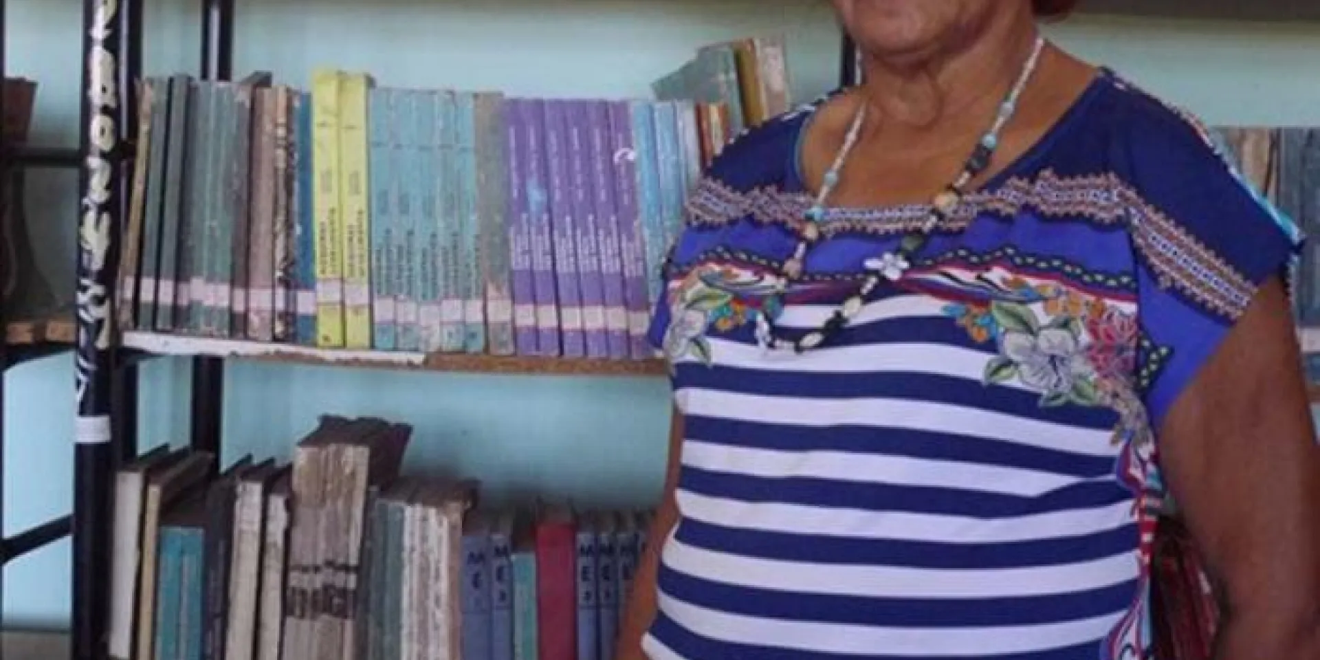 «Era un hombre de pueblo, y este lo cuidó mucho siempre, y lo protegió», recuerda la profesora Rosa Isabel. Foto: de la autora
