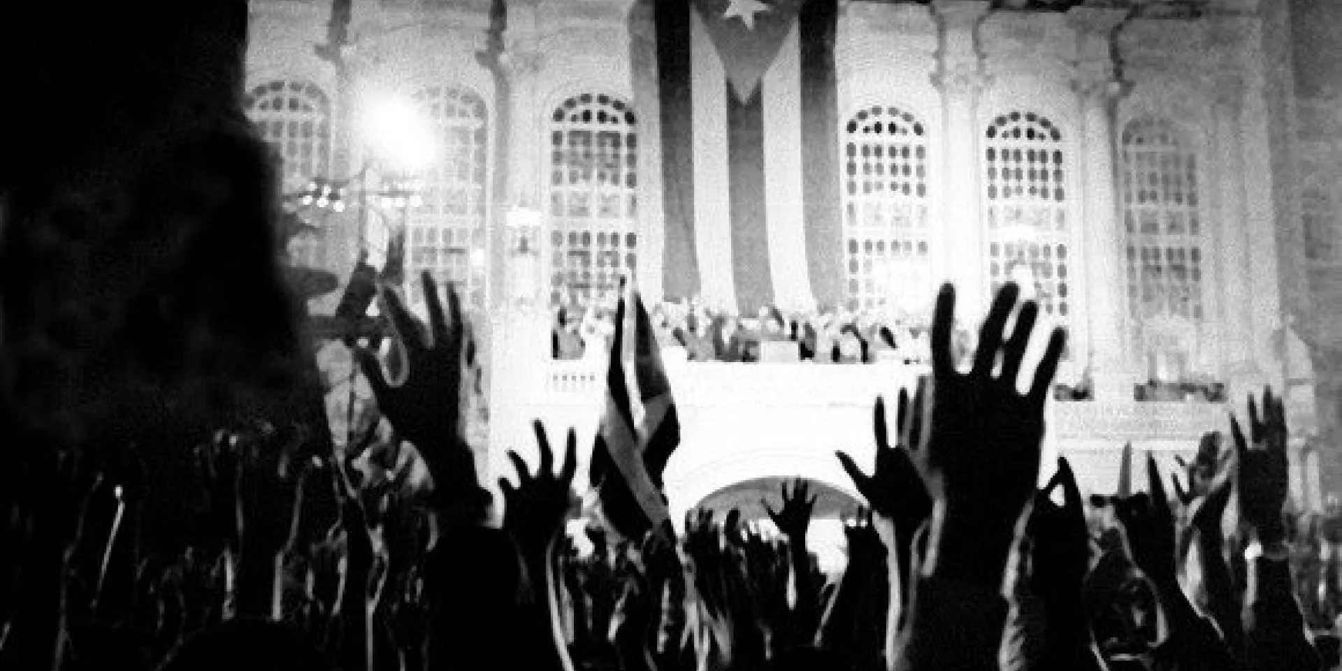 Concentración popular frente al antiguo Palacio Presidencial, el 28 de septiembre de 1960, cuando surgen los Comités de Defensa de la Revolución. Foto: Liborio Noval.