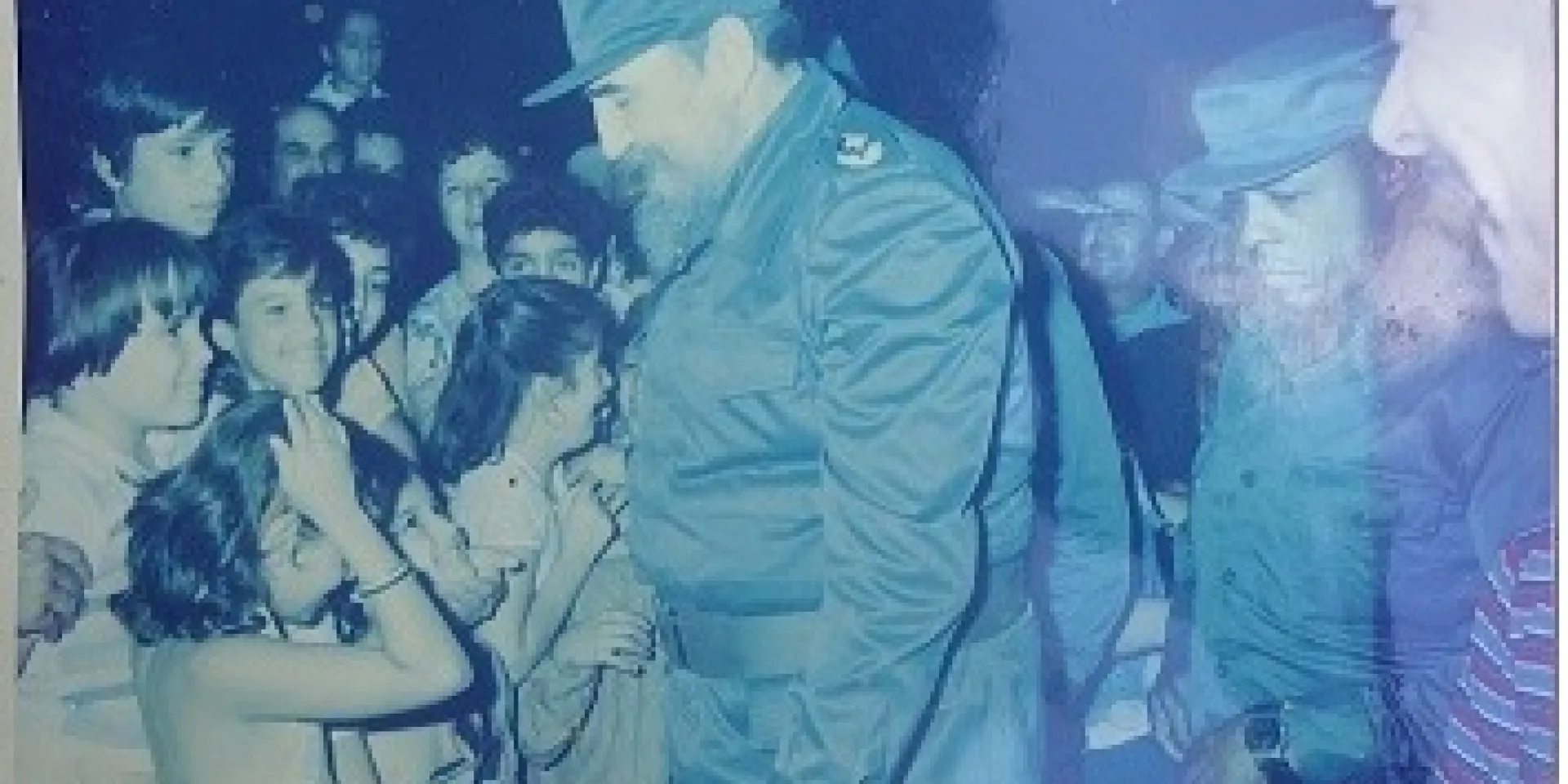 Visita de Fidel al INIVIT. Un emotivo intercambio con los niños de esa comunidad.