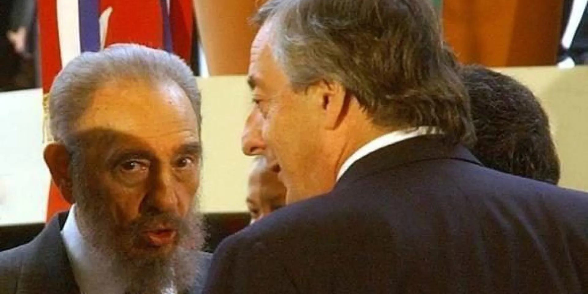 Fidel fue recibido por Nestor Kichner en su último viaje fuera de Cuba. Foto: Cortesía del autor