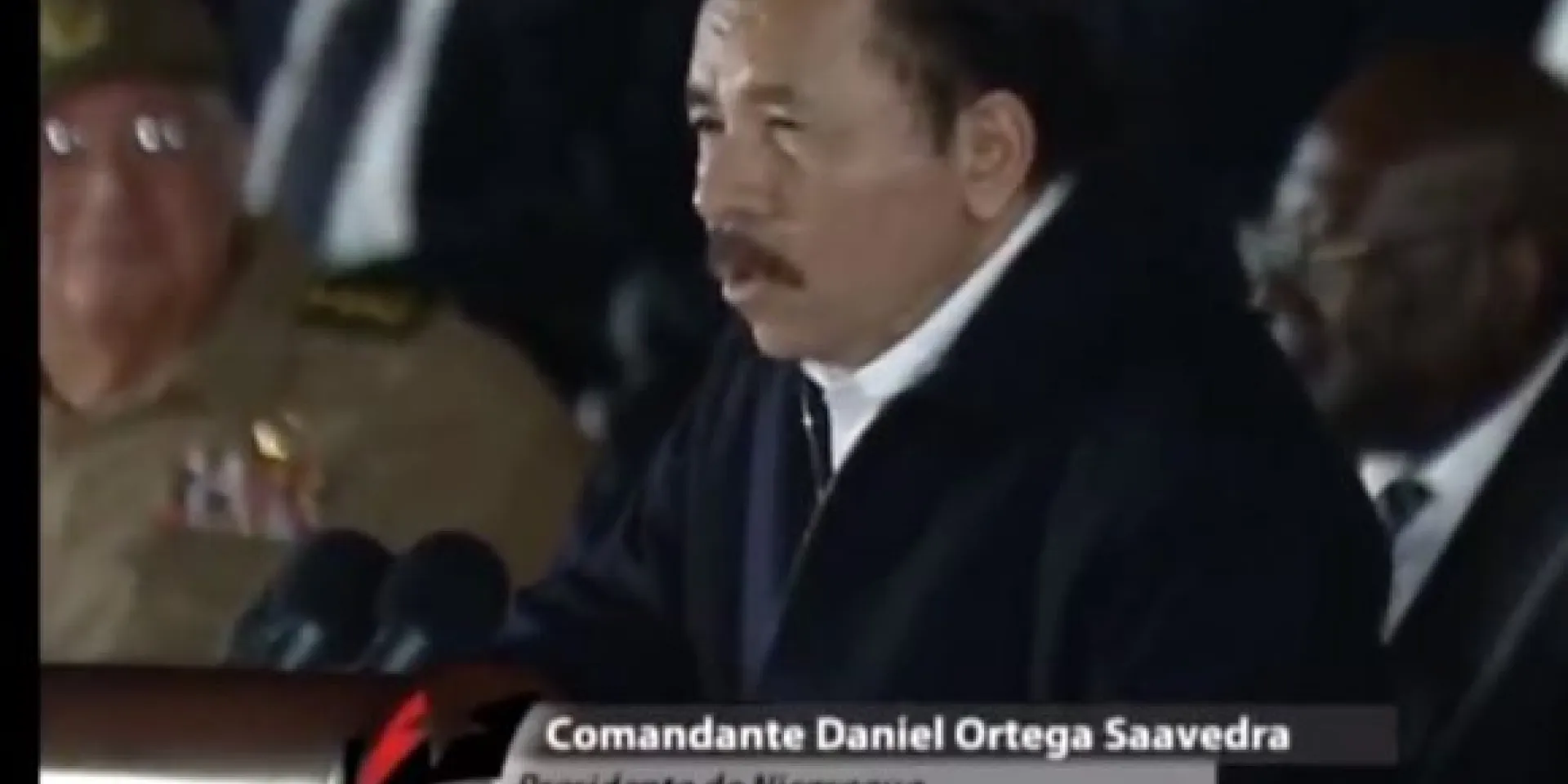 Comandante Daniel Ortega Saavedra, presidente de la República de Nicaragua