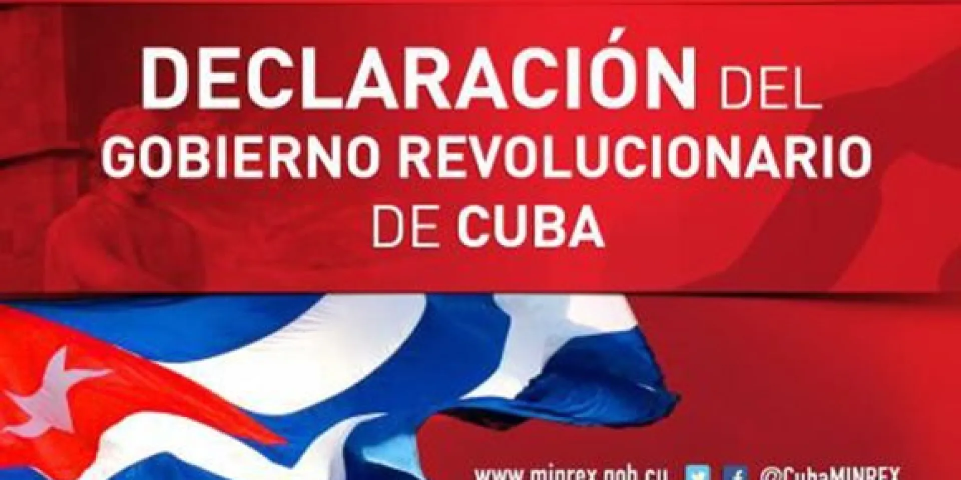 Declaración del Gobierno Revolucionario.