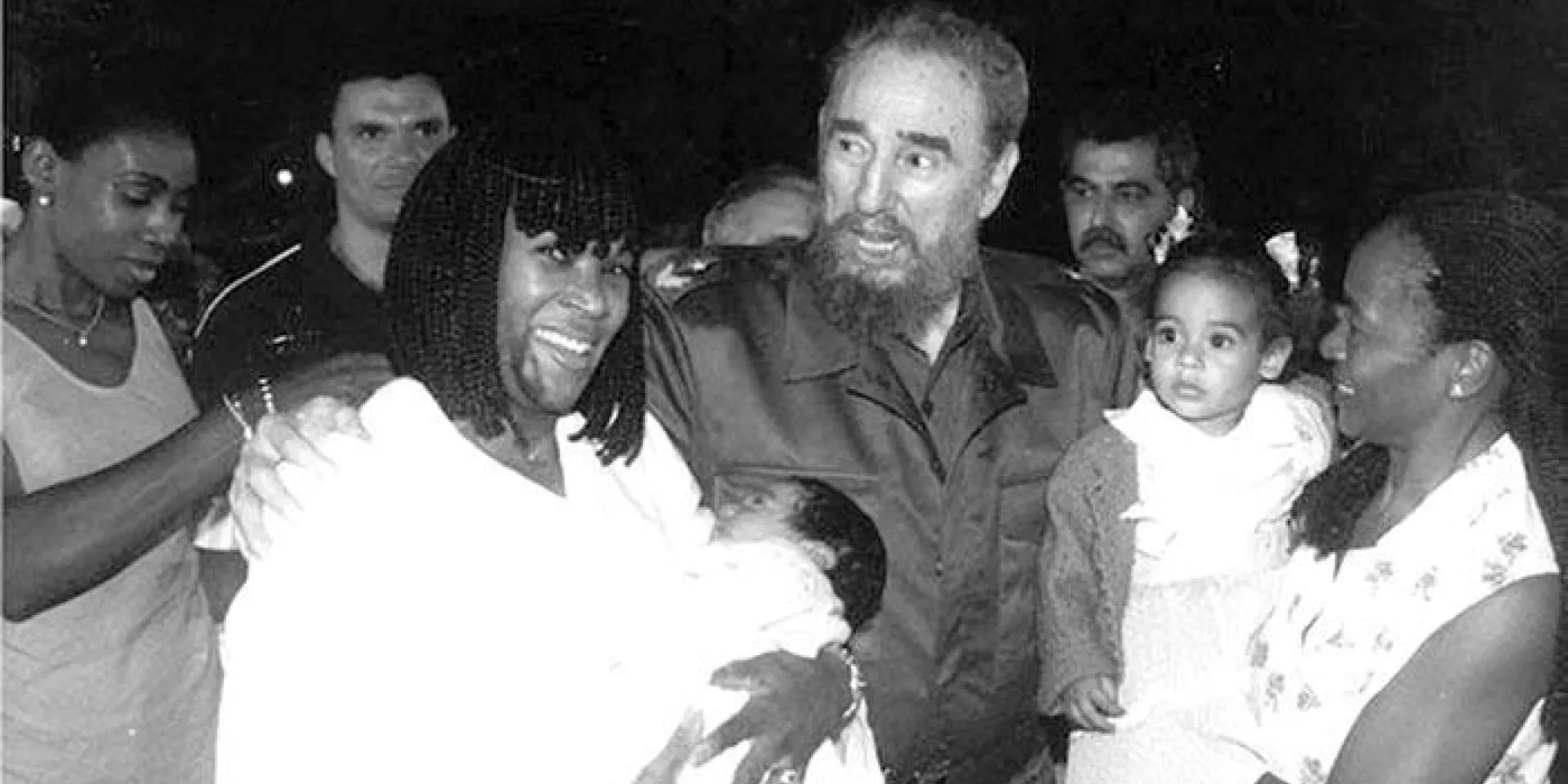 With Ana Fidelia, holding her daughter Carla Fidelia. Photo: Courtesy of Ana Fidelia Quirot