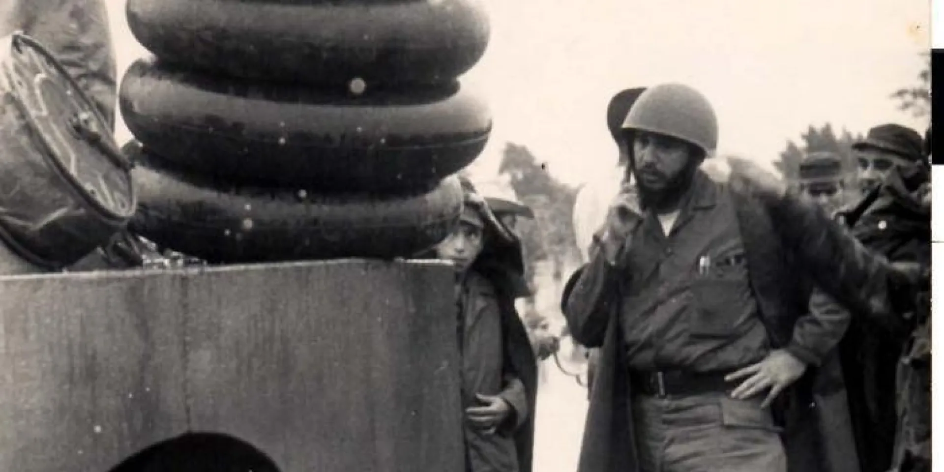 Fidel dirigió personalmente muchas de las operaciones de rescate. Foto: Archivo de Granma 