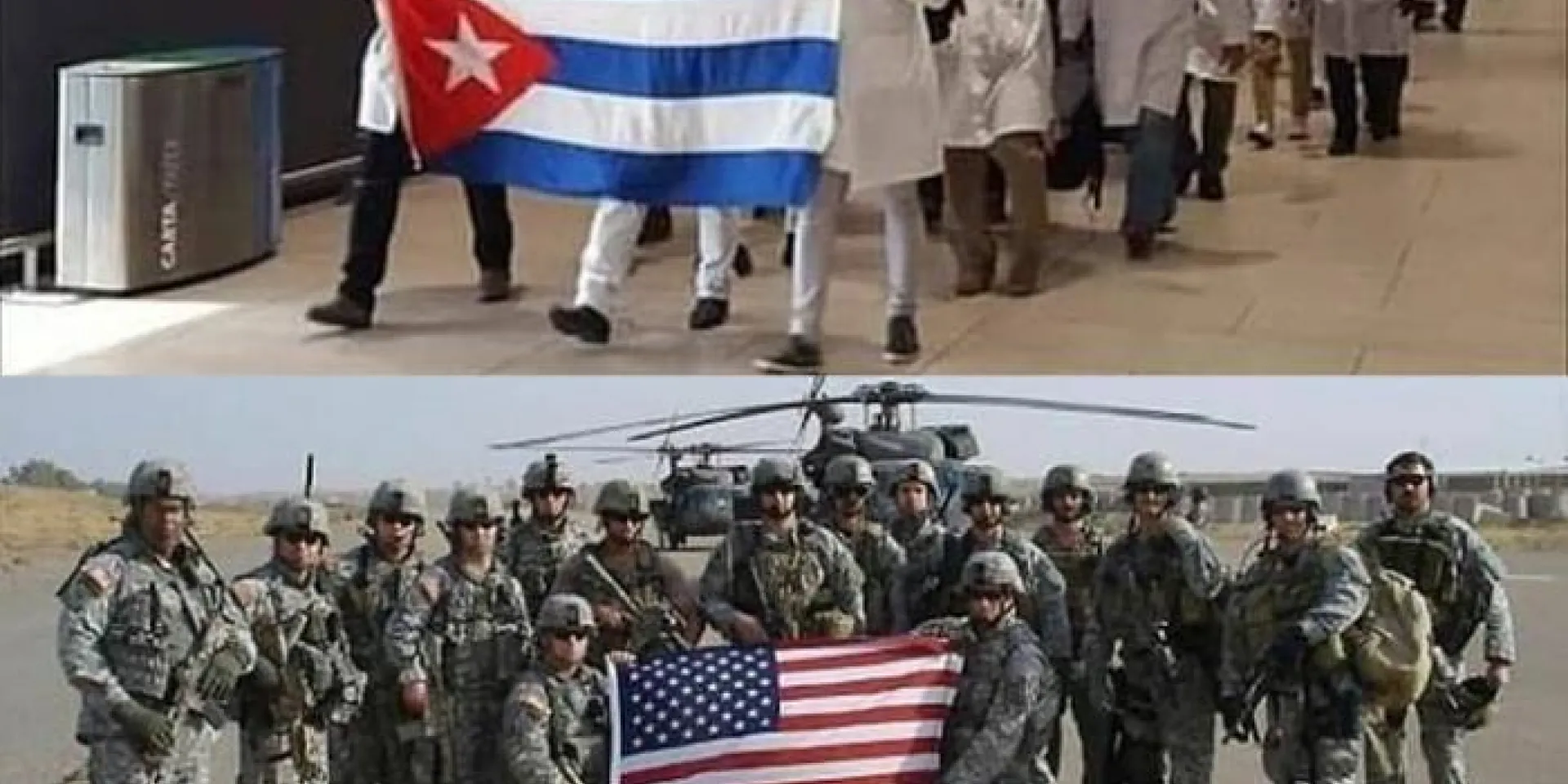 «Nosotros insistimos en que se trata de una calumnia, de una injuria contra Cuba, y de que el Secretario de Estado deliberadamente miente al calificar a Cuba como un país patrocinador del terrorismo», afirmó Fernández de Cossío. fotocomposición tomada de internet