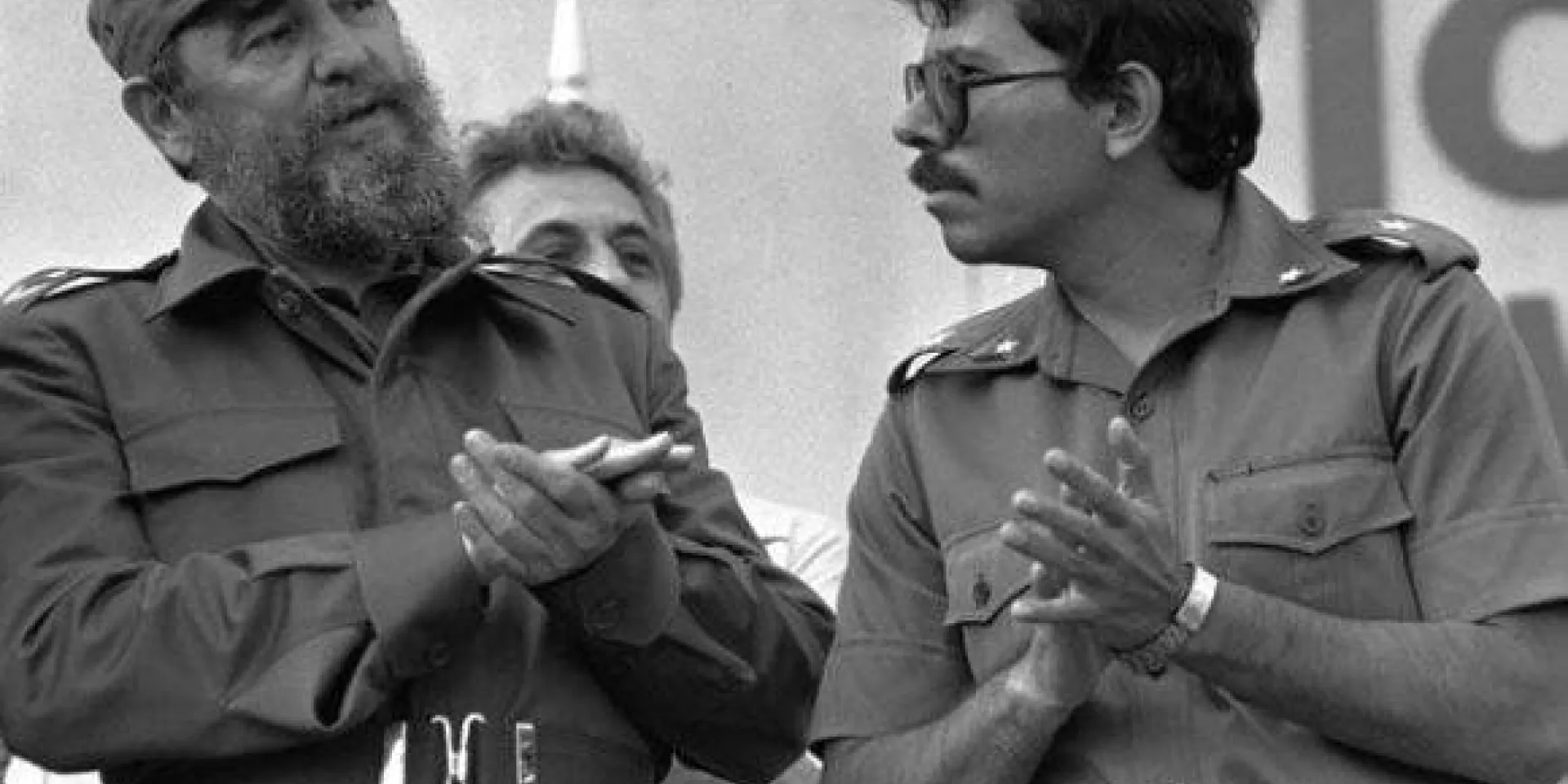 Fidel Castro y Daniel Ortega