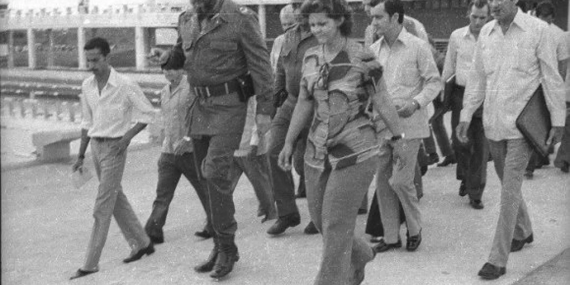 Fidel en la inauguración de la Escuela Vocacional Máximo Gómez, en Camagüey