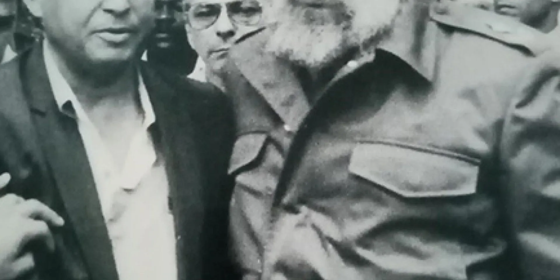Fidel junto a Ramón Antonio Veras.