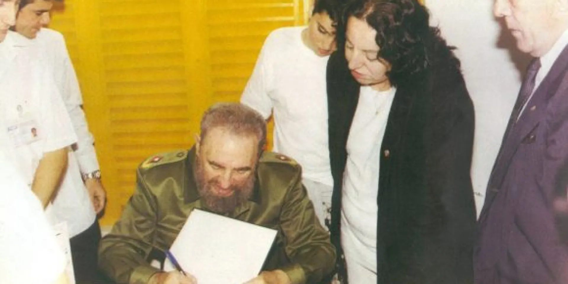 Fidel Castro en Niterói, Río de Janeiro, Brasil. Foto: José Ángel Portal Miranda/ Facebook.