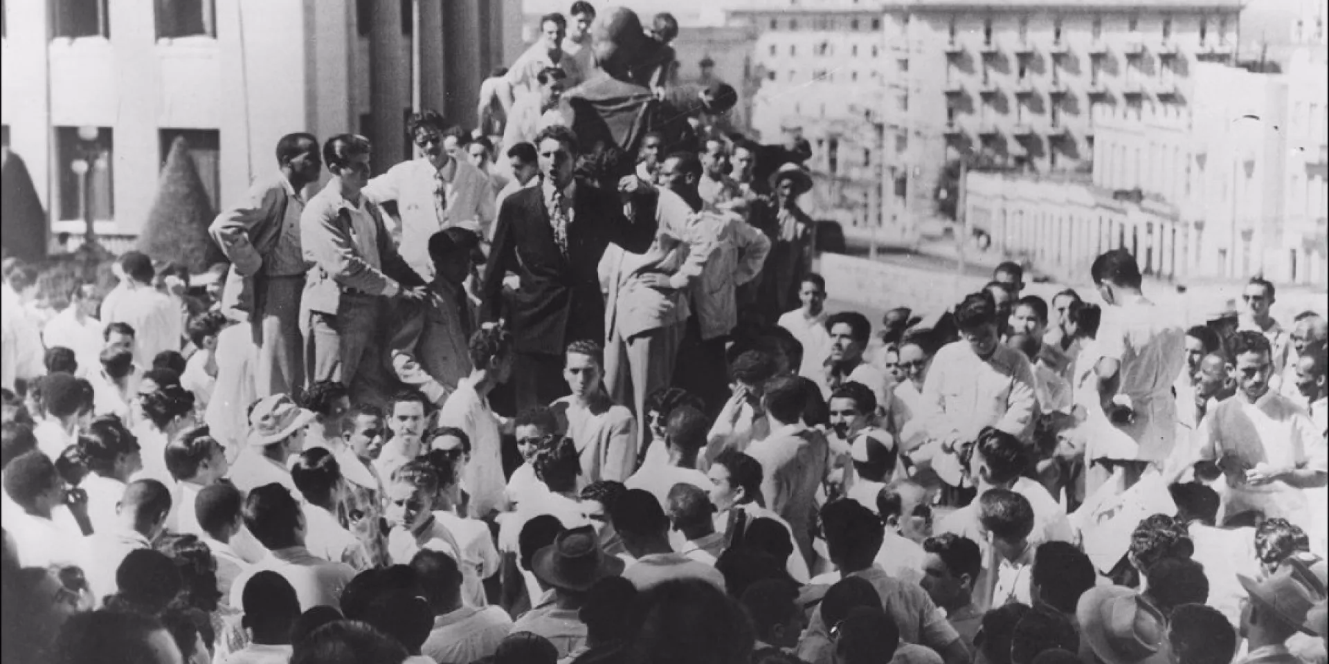 El Alma Máter de la Universidad de La Habana ha sido testigo de los discursos del joven Fidel