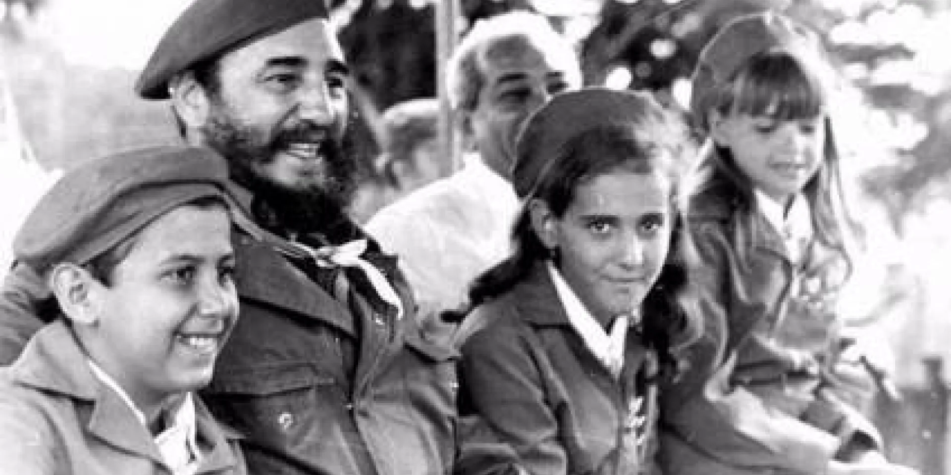 Fidel y los Jóvenes Autor: Archivo de JR 