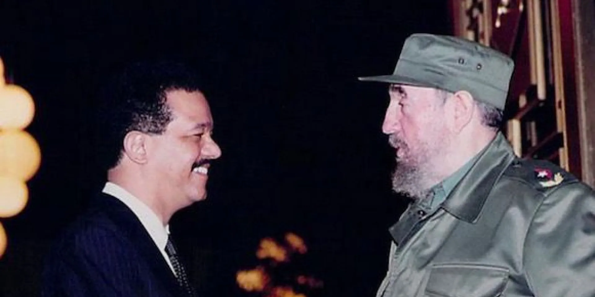 Leonel Fernández y Fidel Castro Ruz