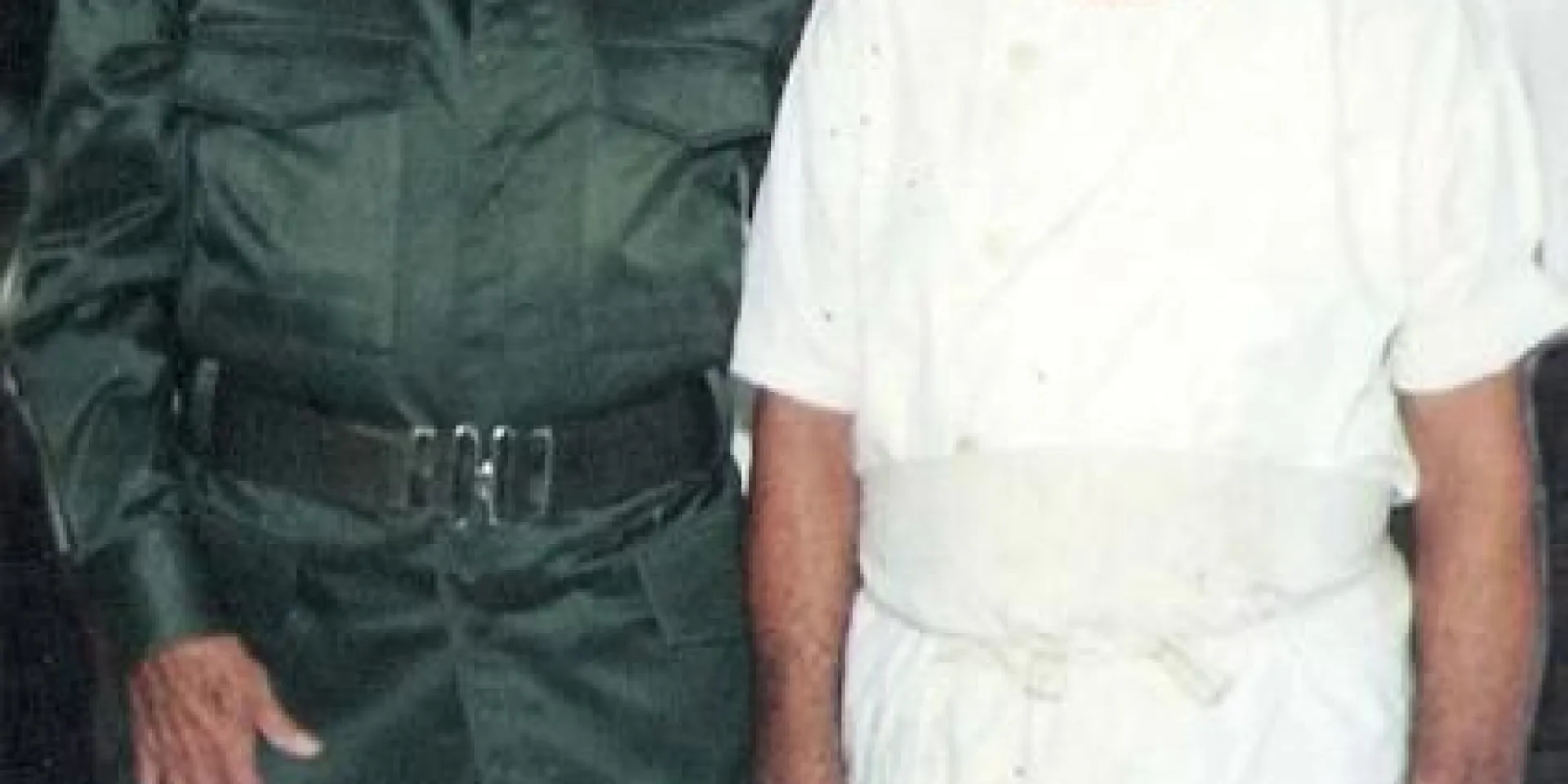 El líder histórico de la Revolución, Fidel Castro Ruz, junto al cocinero Mario Alfonso. Foto: Cortesía del entrevistado