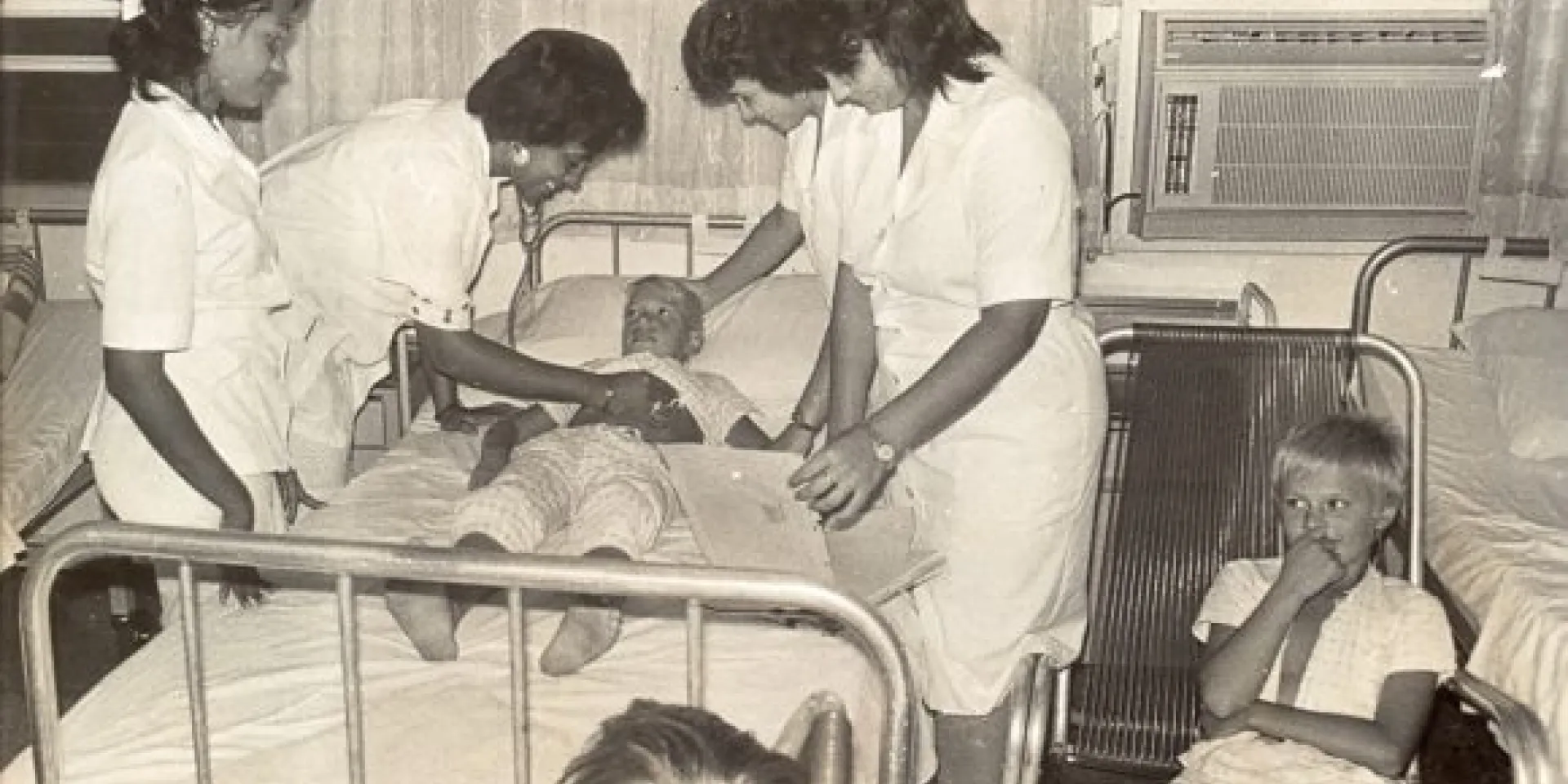 Niños de Chernóbil en Cuba, 1990. Foto: Archivo periódico Juventud Rebelde