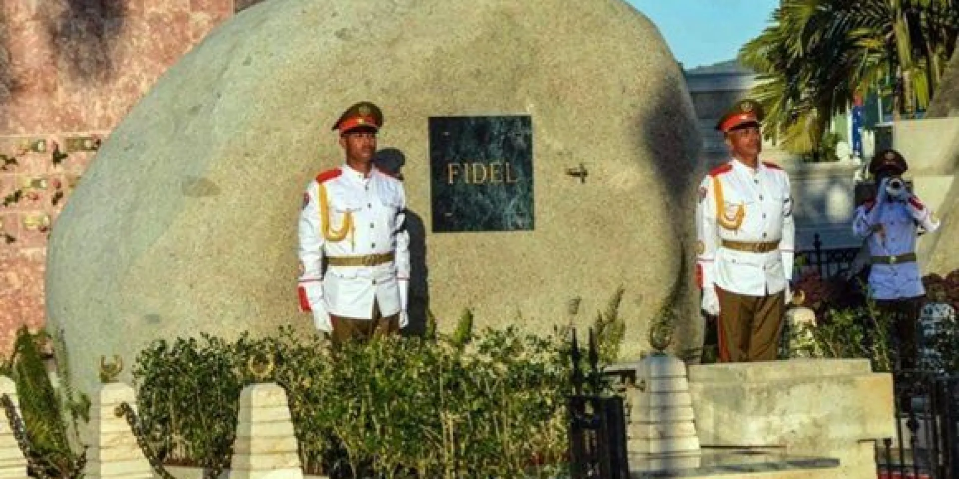Los restos de Fidel descansan en Santa Ifigenia. Foto: Periódico Sierra Maestra.
