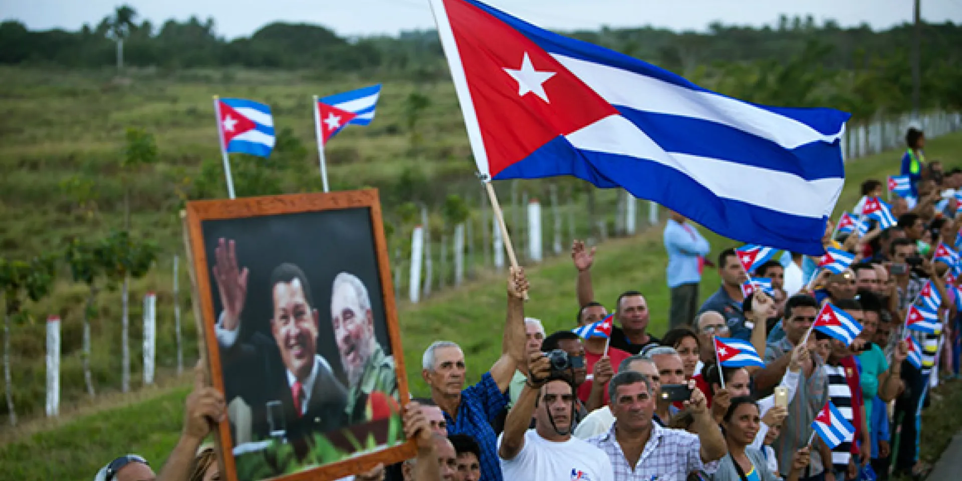 Homenaje póstumo del pueblo cubano a Fidel.