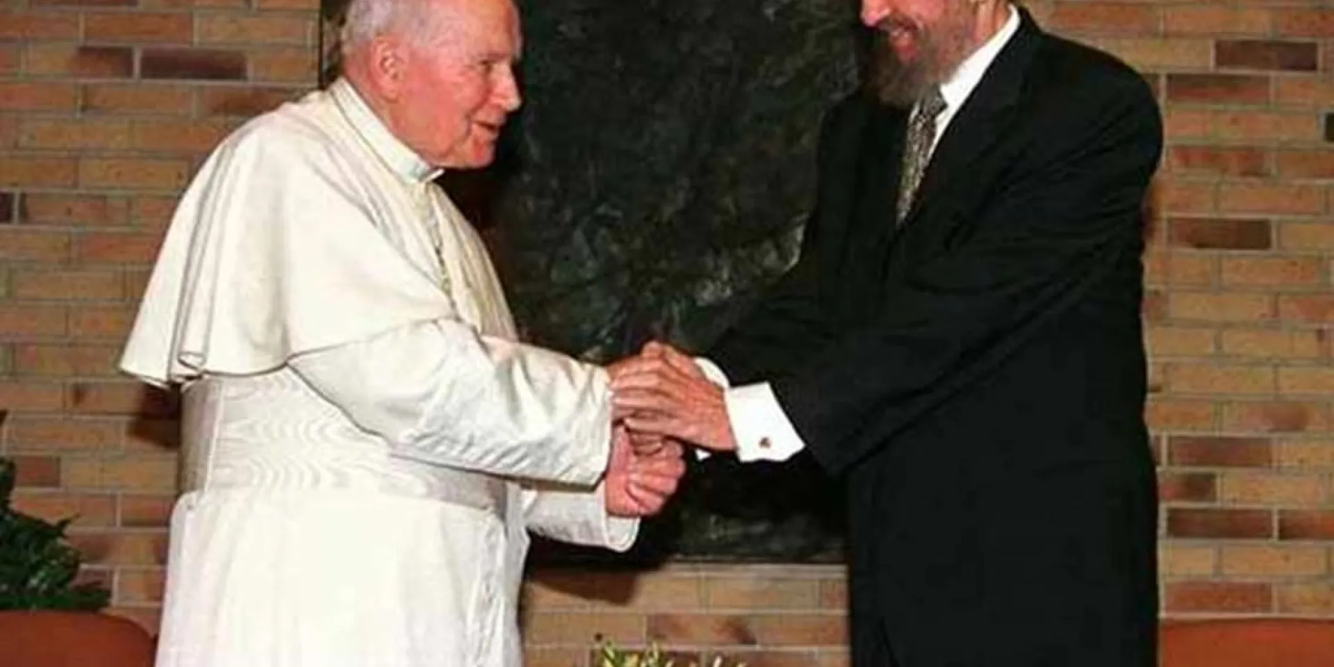 fidel y juan pablo II