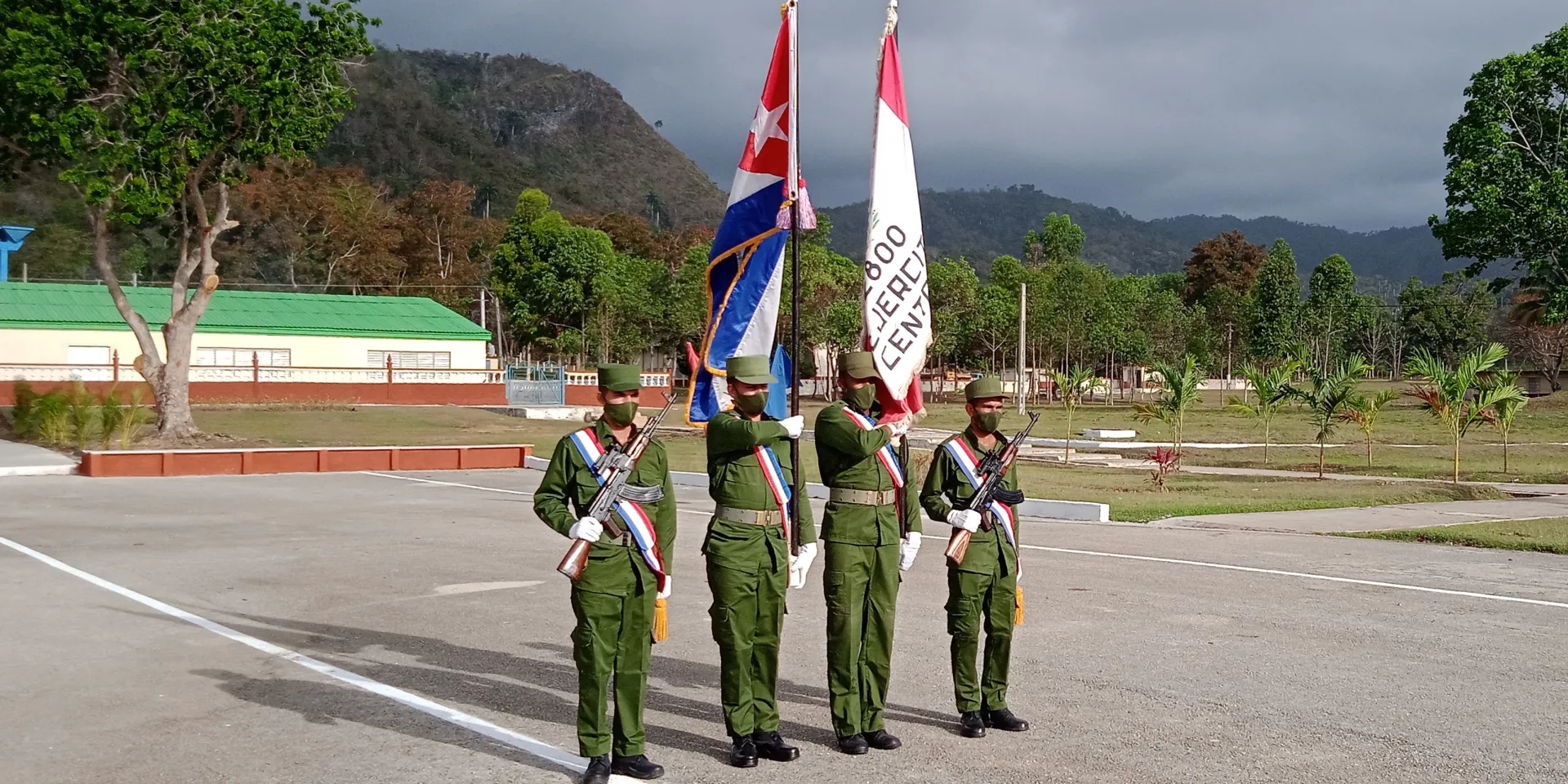 Celebran en territorio espirituano aniversario 61 del Ejército central. Foto: Radio Rebelde