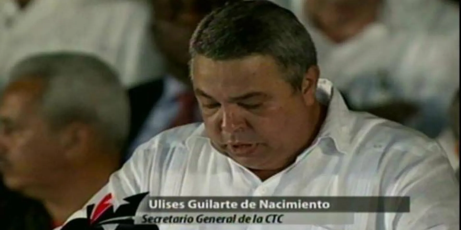 Ulises Guilarte de Nacimiento, secretario general de la Central de Trabajadores de Cuba