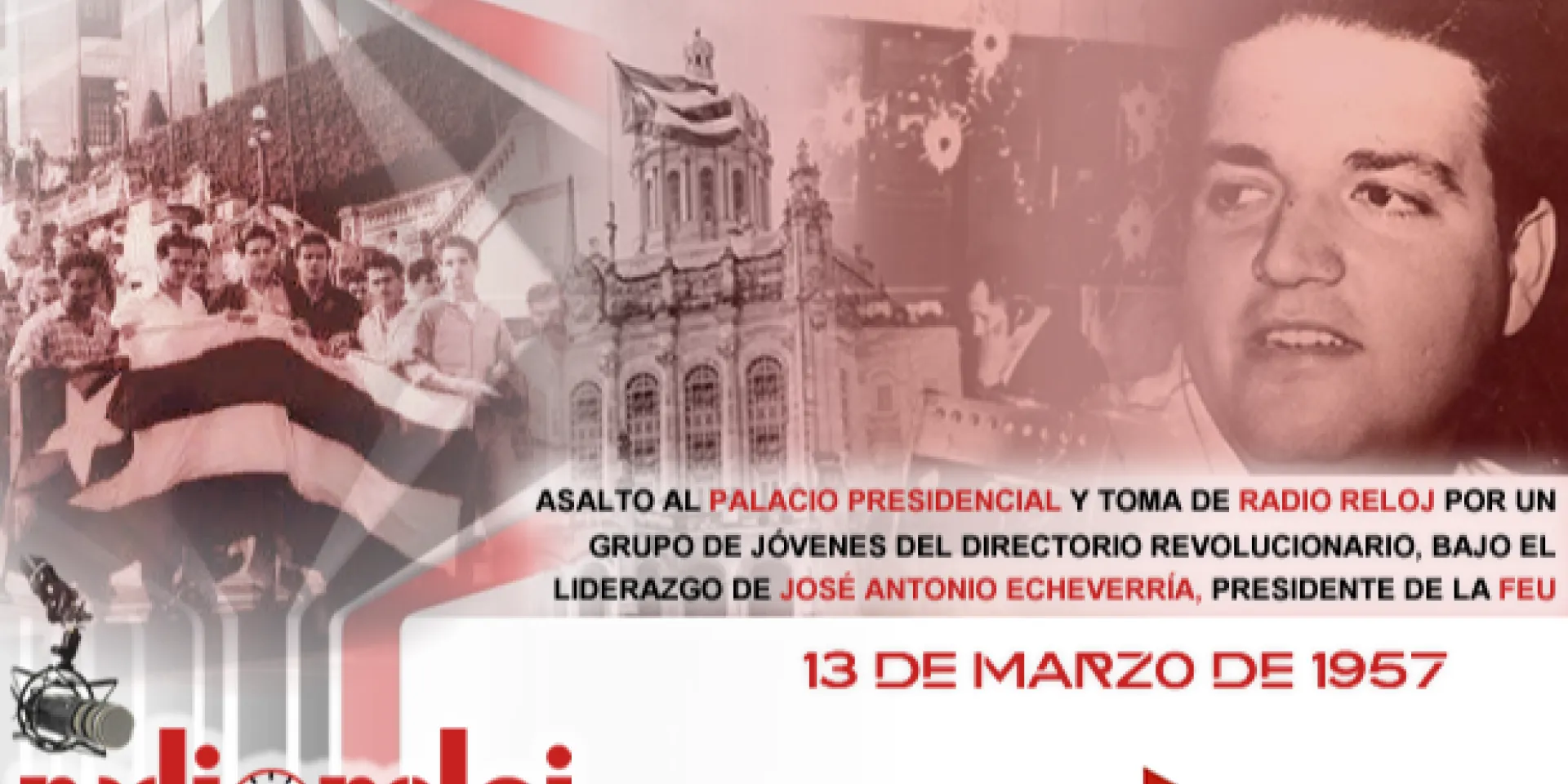Federación Estudiantil Universitaria de conjunto con Radio Reloj realizará el 13 de Marzo un tuitazo desde las 09:00 de la mañana. Foto: Radio Reloj.
