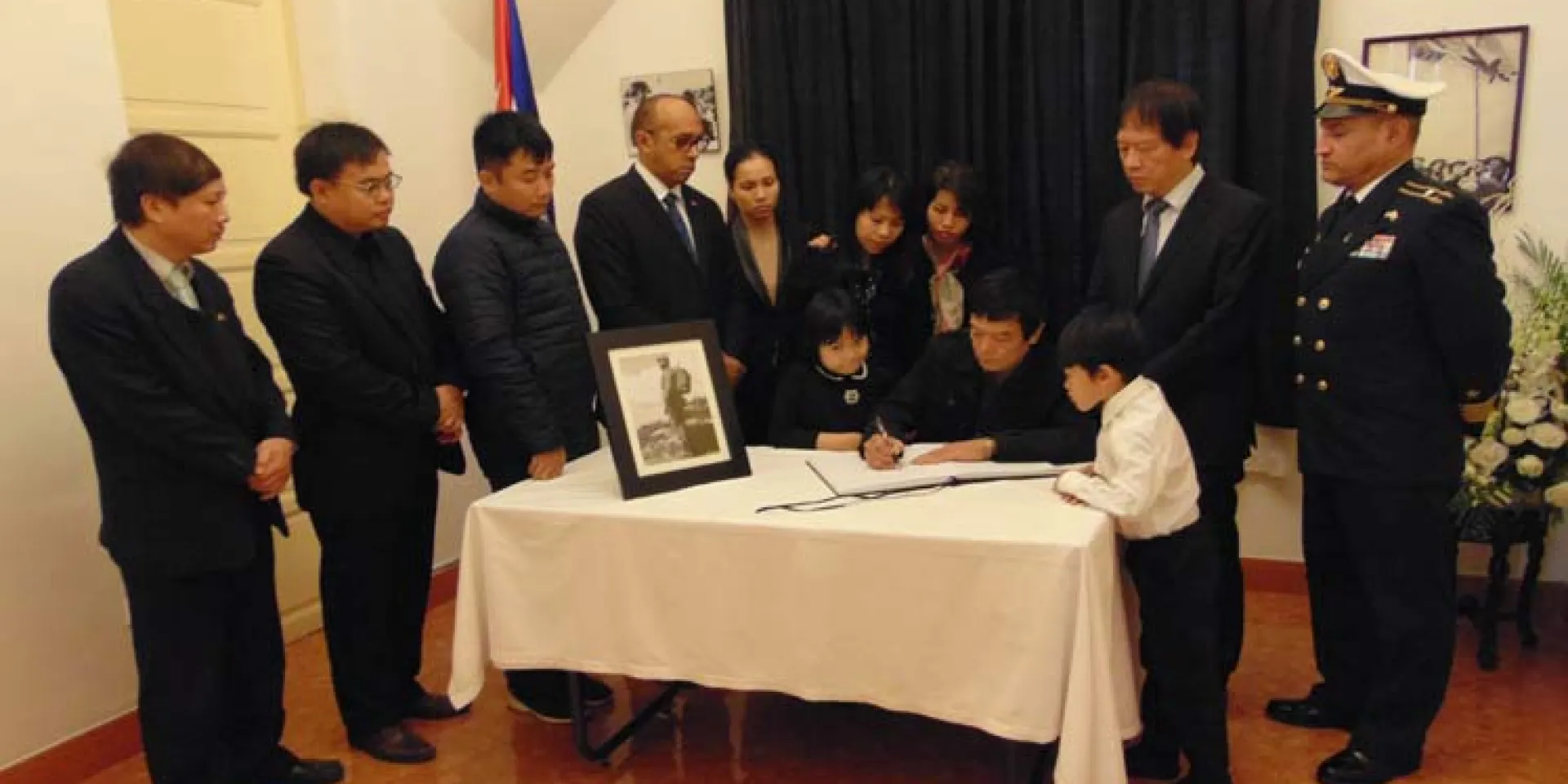 Familiares del general Vo Nguyen Giap