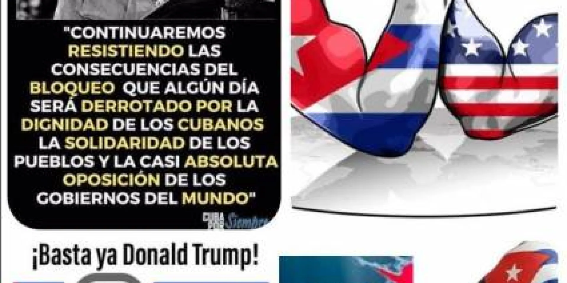 El bloqueo económico, financiero y comercial de Estados Unidos contra Cuba lleva impuesto más de medio siglo