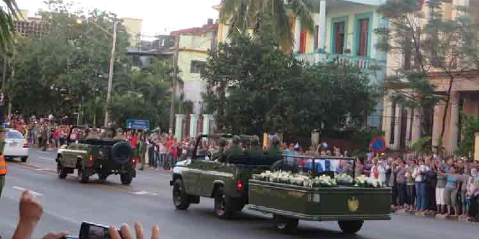 Caravana de la Libertad que traslada las cenizas de Fidel Castro Ruz a Santiago de Cuba