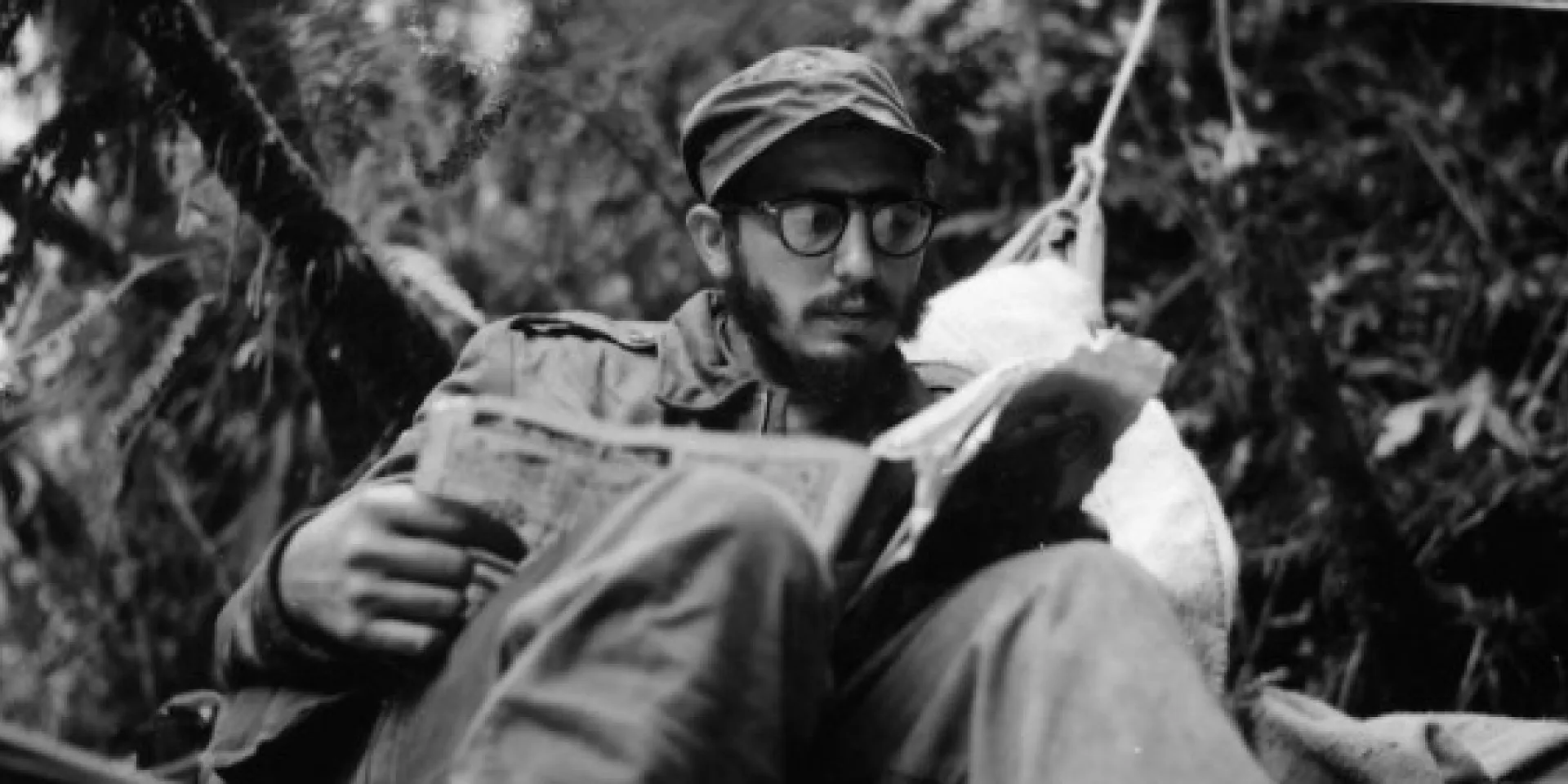 Fidel en la Sierra Maestra.