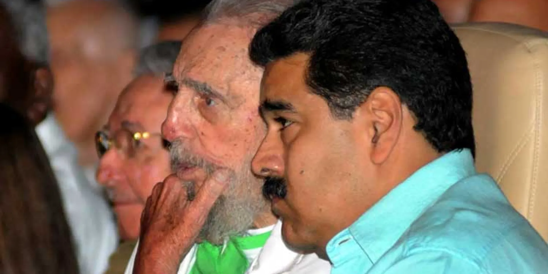 Fidel Castro Ruz junto a Nicolás Maduro Moros