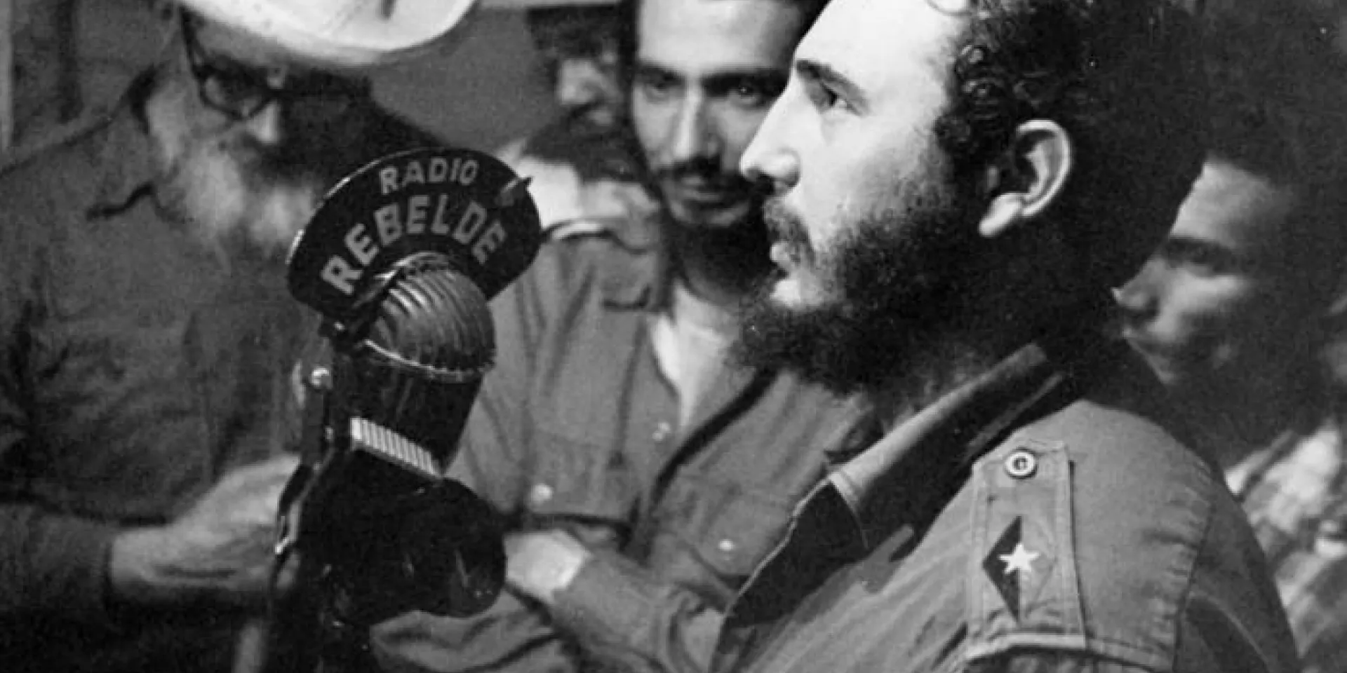 Fidel en Radio Rebelde.