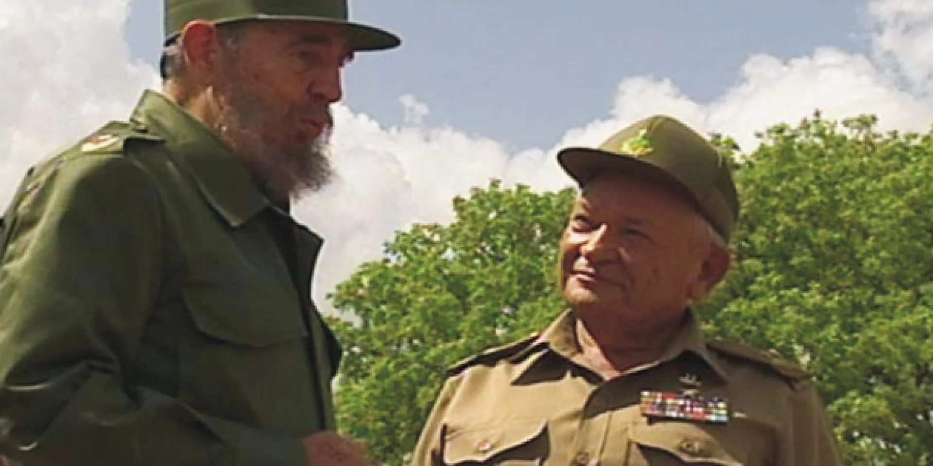 Fidel Castro Ruz y Guillermo García Frías