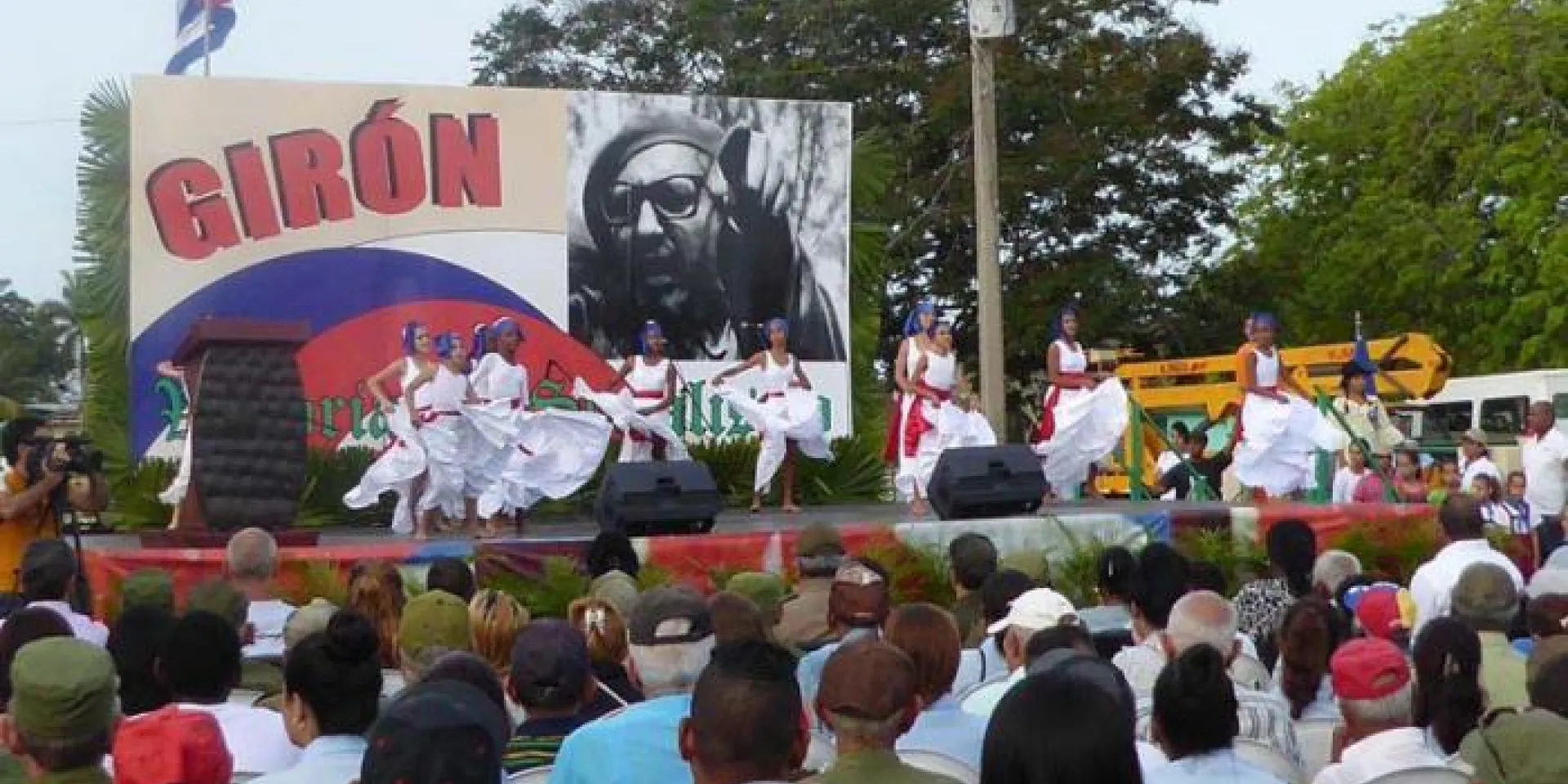 El aniversario 56 de la Victoria de Playa Girón fue conmemorado también con manifestaciones artísticas. Foto: Ventura de Jesús