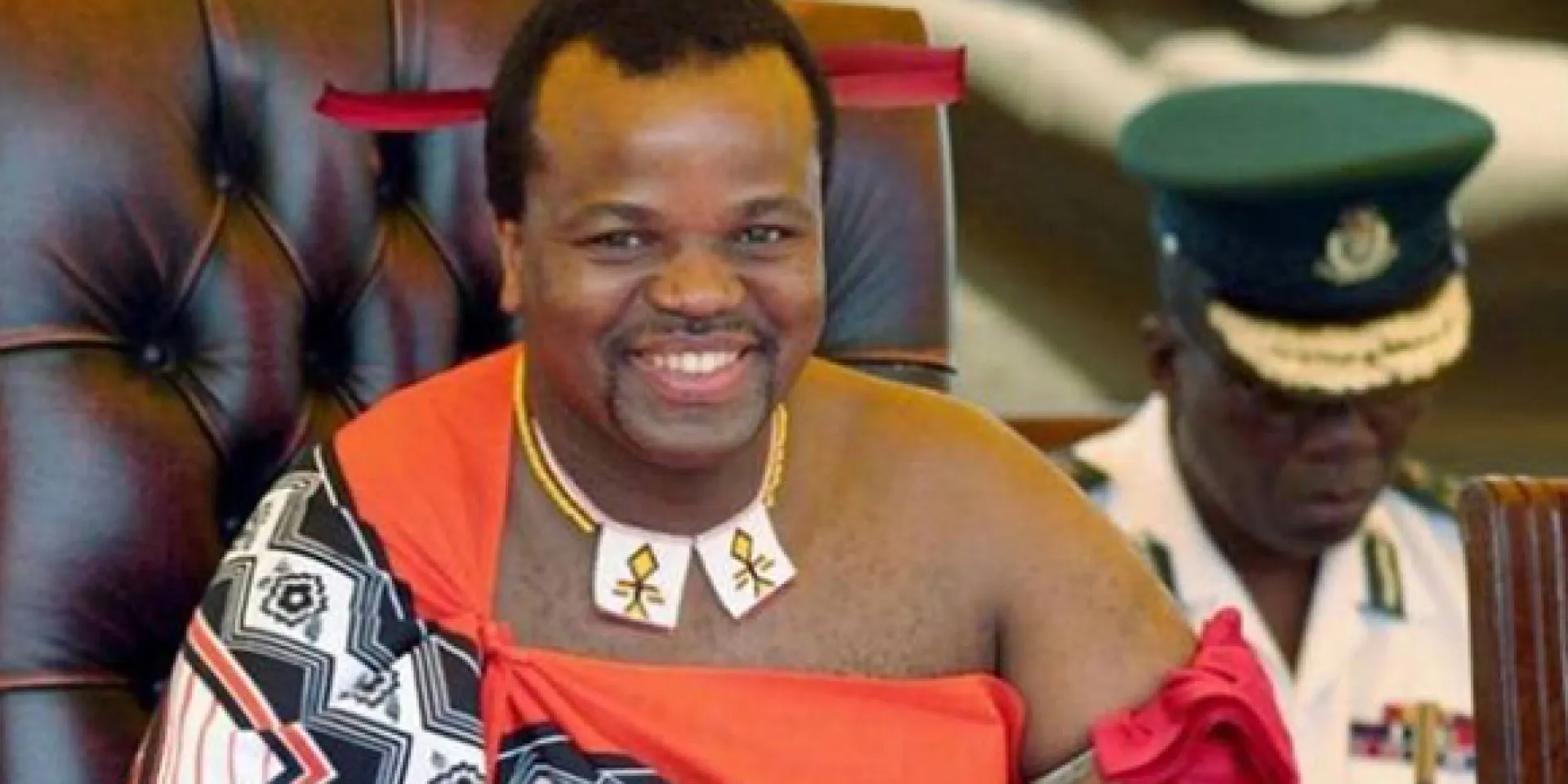 El rey de Swazilandia, Su Majestad Mswati III. Foto: AFP.