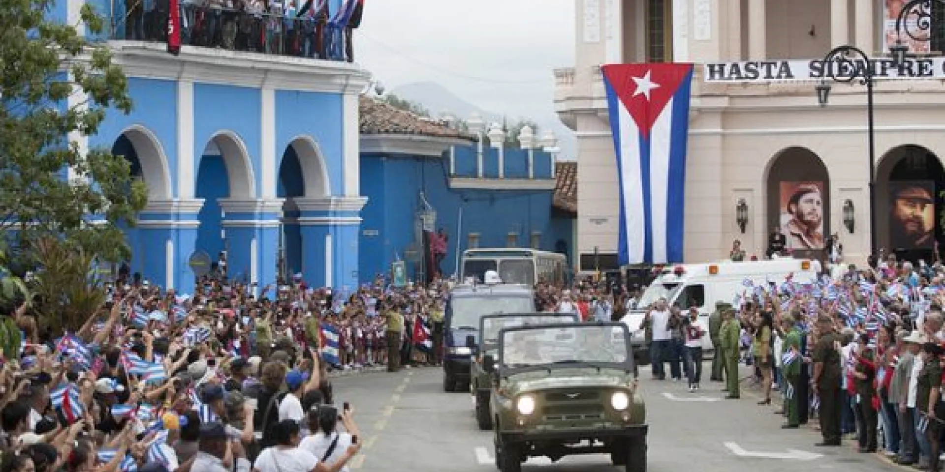 Caravana de la Libertad que traslada las cenizas de Fidel Castro Ruz